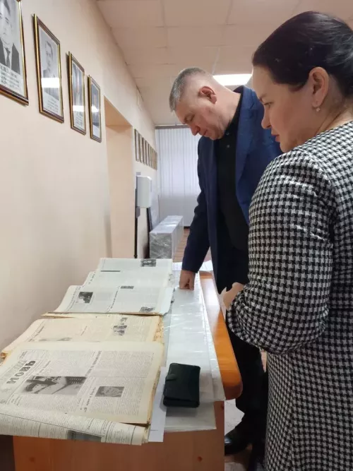 Аксубай районы Советында район газетасы номерларыннан күргәзмә Әфган сугышы геройларына багышланган иде