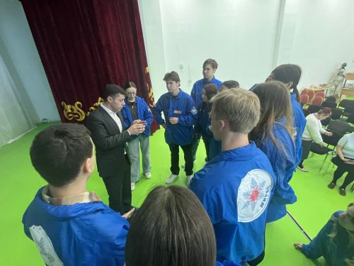 Аксубаевский техникум посетил отряд казанских студентов «Мирас»
