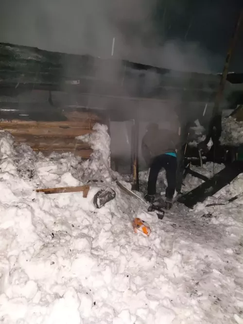 В Аксубаевском районе при пожаре пострадал гараж