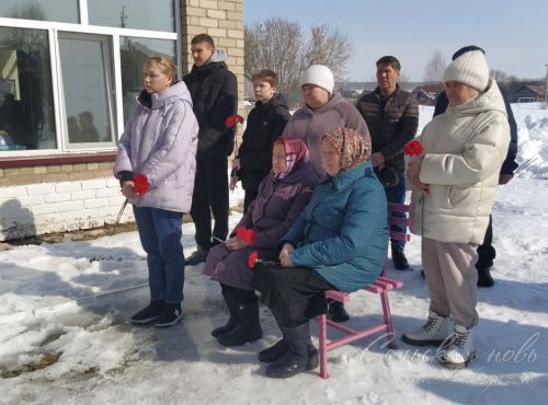 В Аксубаевском районе открыли мемориальные доски героям СВО