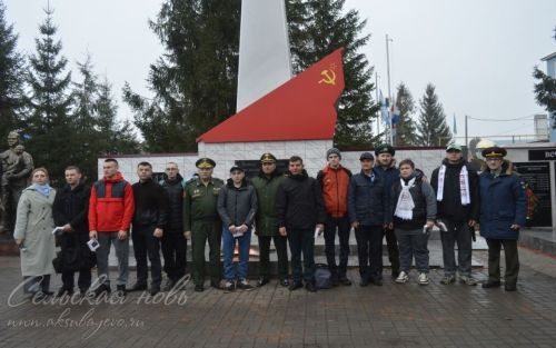 В Аксубаеве прошла первая отправка призывников