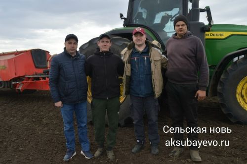 В Аксубаевском районе стартовали посевные работы