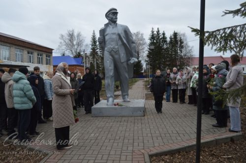 В Аксубаеве отметили День рождения Ленина