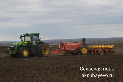 Посевная кампания в районе набирает обороты.