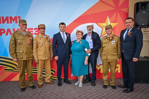 Делегация Аксубаевского района участвовала в торжественном мероприятии, посвященном 81-й годовщине Победы в ВОВ