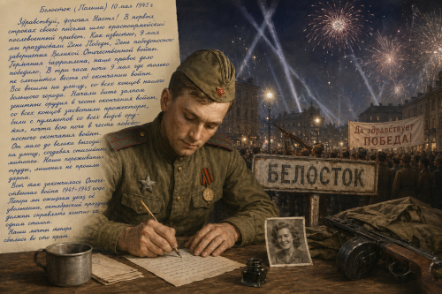 Фронтовое письмо о Победе от 10 мая 1945 года