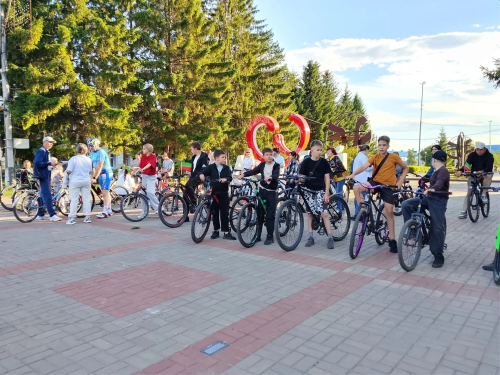 Велопробег по Аксубаеву: познавательно и интересно и с зарядом бодрости