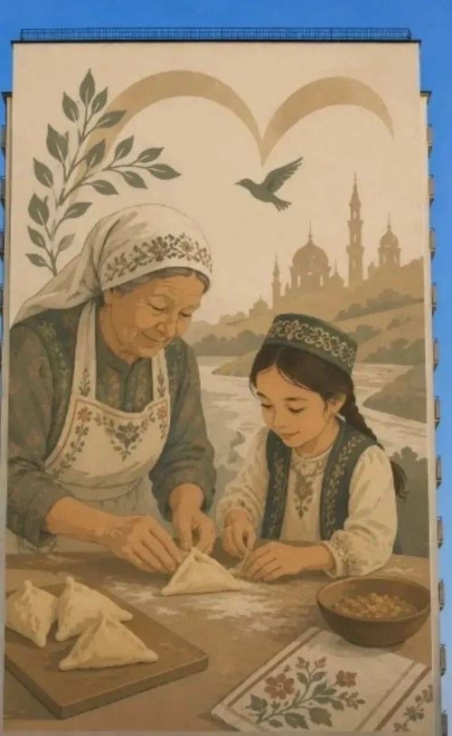 В Набережных Челнах появится мурал, посвящённый семейным ценностям