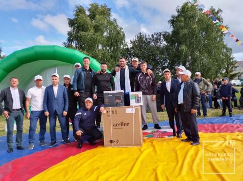 В Новом Демкине Аксубаевского района первенство по национальной борьбе выиграл новошешминец