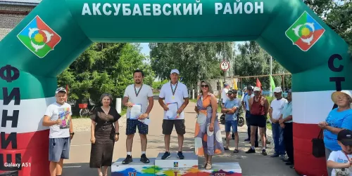 В Аксубаевском районе в селе Старое Узеево прошел трейл-кросс «Забег памяти»