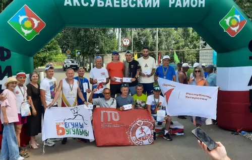 В Аксубаевском районе в селе Старое Узеево прошел трейл-кросс «Забег памяти»