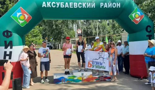 В Аксубаевском районе в селе Старое Узеево прошел трейл-кросс «Забег памяти»