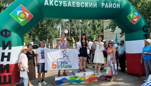 В Аксубаевском районе в селе Старое Узеево прошел трейл-кросс «Забег памяти»