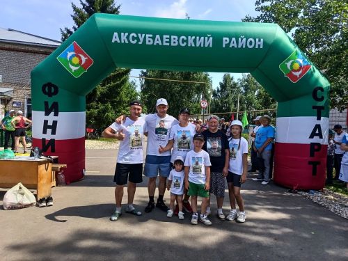 В Аксубаевском районе в селе Старое Узеево прошел трейл-кросс «Забег памяти»