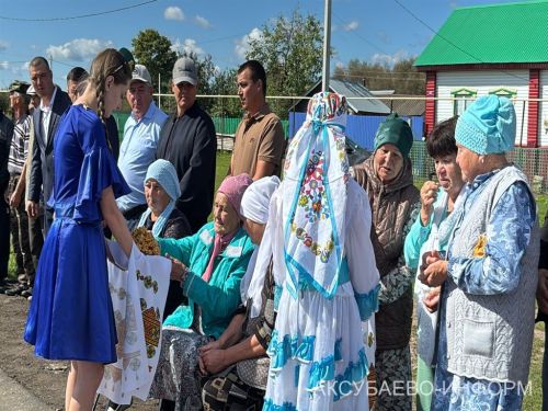 Аксубай районының Карасу авылында яңа юл ачылды