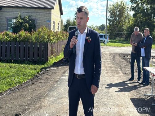 Аксубай районының Карасу авылында яңа юл ачылды