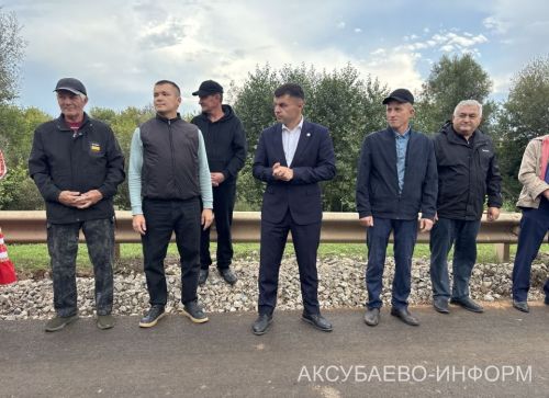 Аксубай районының Киса авылында күптән көтелгән юл ачылды
