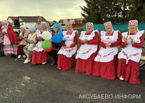 В Татарском Сунчелееве Аксубаевского района отпраздновали открытие асфальтированной дороги