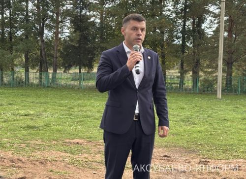 В Татарском Сунчелееве Аксубаевского района отпраздновали открытие асфальтированной дороги