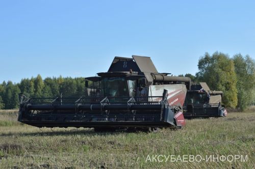 В Аксубаевском районе наградили комбайнеров во время уборки рапса