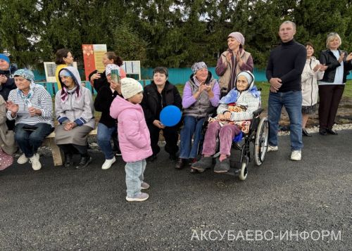Татар Сөнчәлесендә асфальт юл ачылуны бәйрәм иттеләр