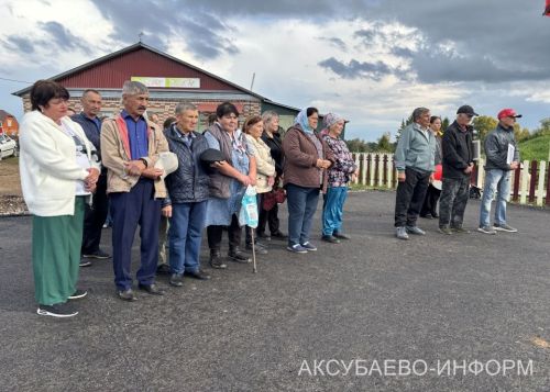 Аксубай районында якташның истәлеген авыл Дан мемориалында мәңгеләштерделәр