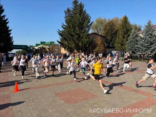 В Аксубаевском районе в забегах «Кросс нации» стартовало 1400 человек