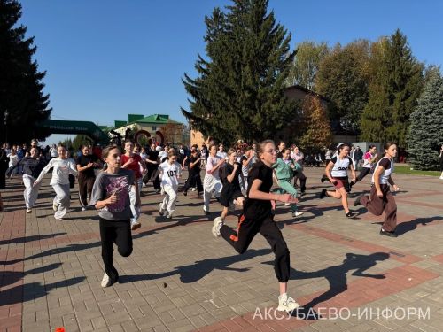 В Аксубаевском районе в забегах «Кросс нации» стартовало 1400 человек