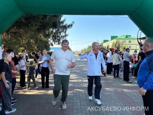 В Аксубаевском районе в забегах «Кросс нации» стартовало 1400 человек
