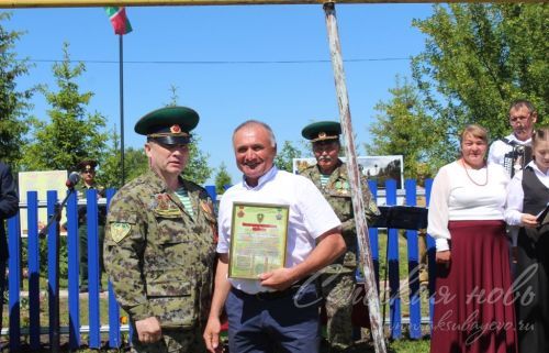 Открытие пограничного знака в Сидулово-Ерыклах, 25.05.2025 г
