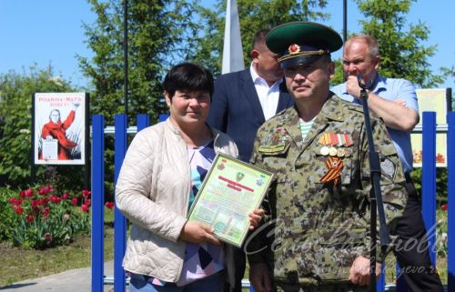 Открытие пограничного знака в Сидулово-Ерыклах, 25.05.2025 г
