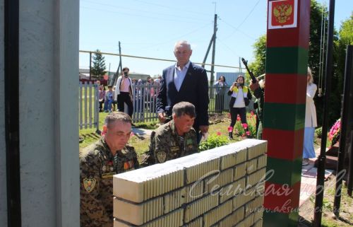 Открытие пограничного знака в Сидулово-Ерыклах, 25.05.2025 г