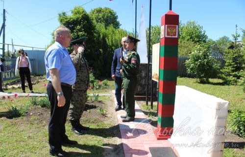 Открытие пограничного знака в Сидулово-Ерыклах, 25.05.2025 г