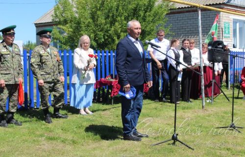 Открытие пограничного знака в Сидулово-Ерыклах, 25.05.2025 г