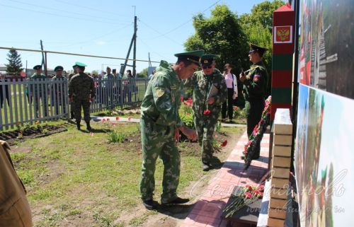 Открытие пограничного знака в Сидулово-Ерыклах, 25.05.2025 г