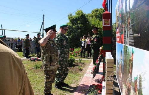 Открытие пограничного знака в Сидулово-Ерыклах, 25.05.2025 г