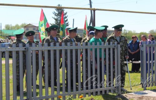 Открытие пограничного знака в Сидулово-Ерыклах, 25.05.2025 г