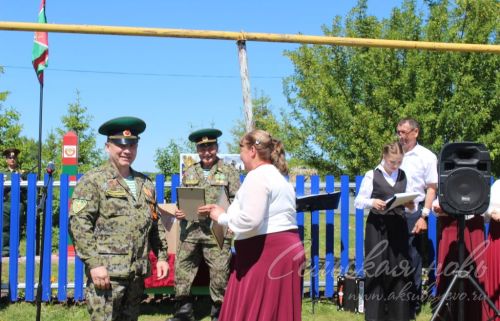 Открытие пограничного знака в Сидулово-Ерыклах, 25.05.2025 г