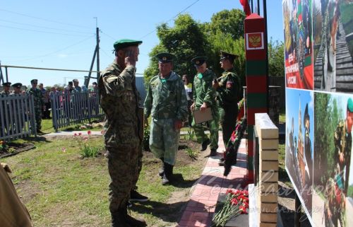 Открытие пограничного знака в Сидулово-Ерыклах, 25.05.2025 г