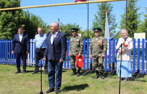 Открытие пограничного знака в Сидулово-Ерыклах, 25.05.2025 г