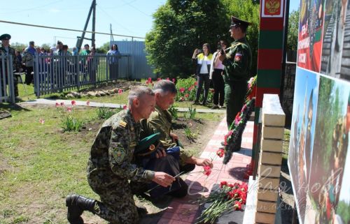 Открытие пограничного знака в Сидулово-Ерыклах, 25.05.2025 г