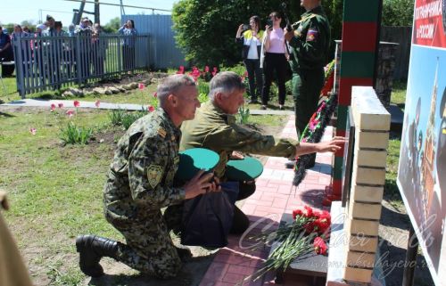 Открытие пограничного знака в Сидулово-Ерыклах, 25.05.2025 г