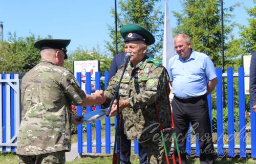 Открытие пограничного знака в Сидулово-Ерыклах, 25.05.2025 г