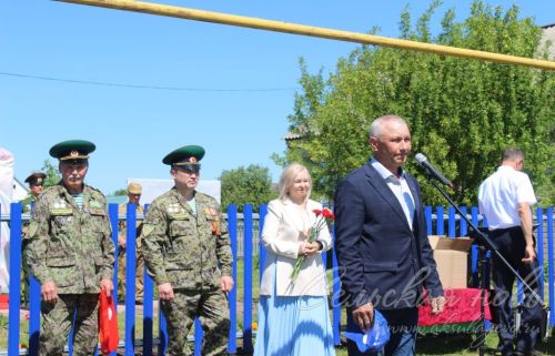 Открытие пограничного знака в Сидулово-Ерыклах, 25.05.2025 г
