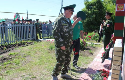 Открытие пограничного знака в Сидулово-Ерыклах, 25.05.2025 г