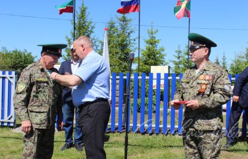 Открытие пограничного знака в Сидулово-Ерыклах, 25.05.2025 г