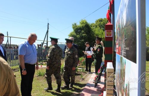 Открытие пограничного знака в Сидулово-Ерыклах, 25.05.2025 г