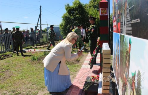 Открытие пограничного знака в Сидулово-Ерыклах, 25.05.2025 г