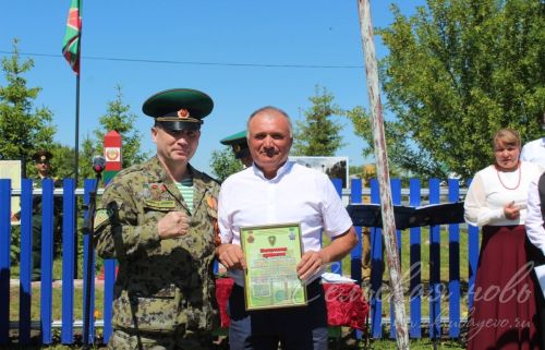 Открытие пограничного знака в Сидулово-Ерыклах, 25.05.2025 г