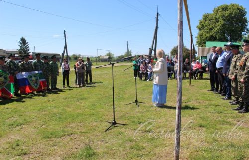 Открытие пограничного знака в Сидулово-Ерыклах, 25.05.2025 г